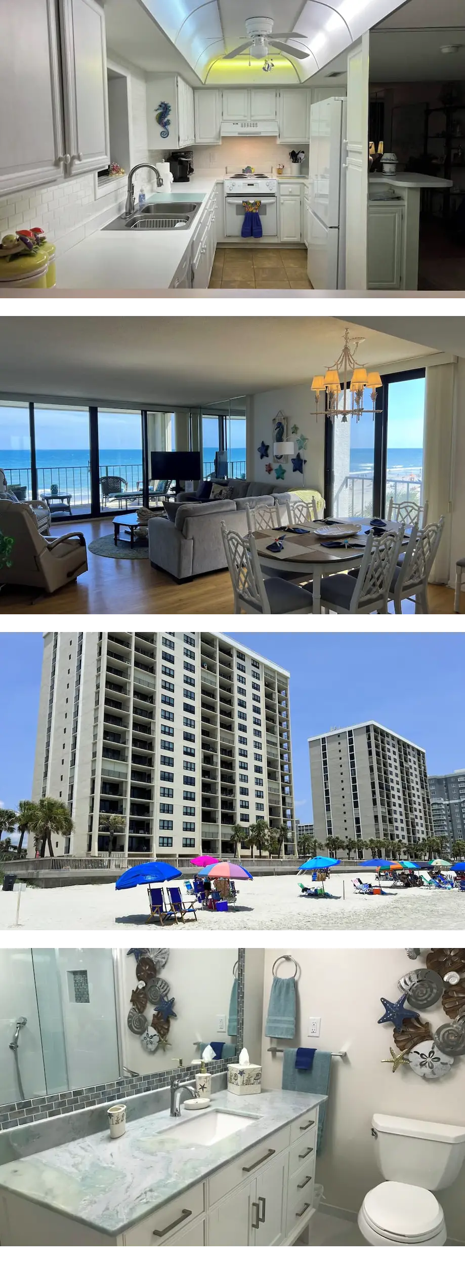 Beach front Serene 3-bedroom condo just ...