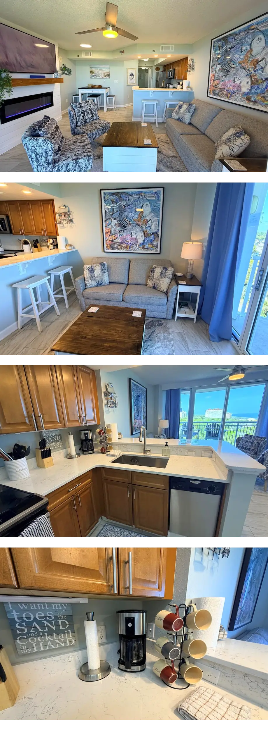 Fun 2br Oceanview in One of Myrtles newe...