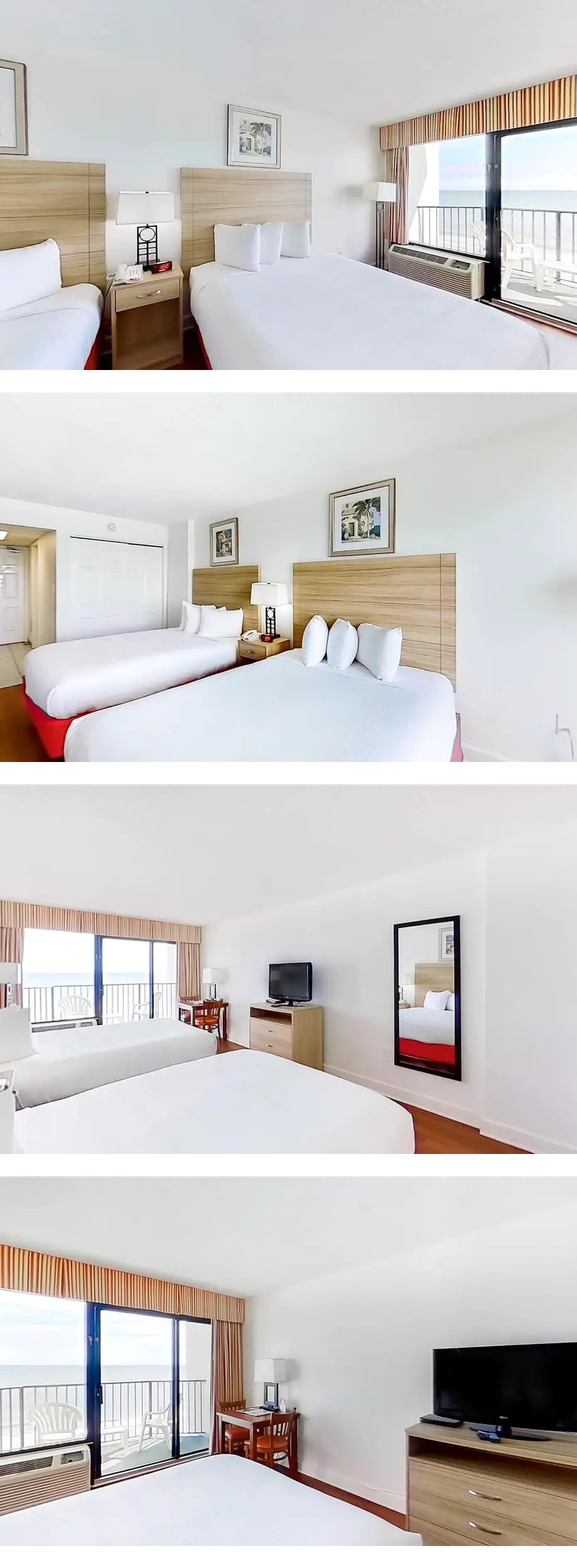 Ocean Park 812 Oceanfront with 2 Queens