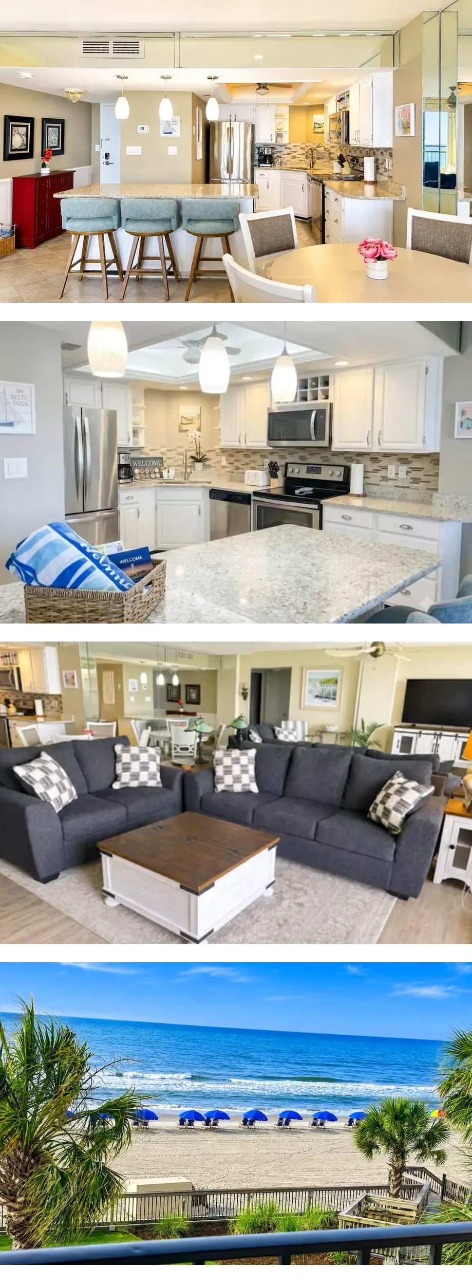 Direct Oceanfront 2 BR, 2 Bath with Brea...